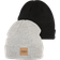 Urban Classics Kid's Knitted Hat - Grey/Black