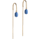 ENAMEL Copenhagen Eleanor Earrings - Gold/Cornflower
