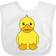 Inktastic Cute Duck Baby Bib