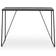 Tenzo Work Black Writing Desk 55x100cm