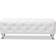 Baxton Studio Stella Crystal White Settee Bench 54x19.5"