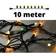 Sirius Top-Line Black Ljusslinga 100 Lampor