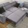 Hellgrau Light Gray Soffa 277cm 5-sits