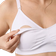 Boob Fast Food T-shirt Bra White