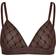 Hype The Detail Mesh Bralette - Brown