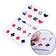 HKHBJS Flash Waterproof Temporary Tattoo Sticker Body Crown Lip Heart