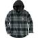 Carhartt Men's Flannel Fleece Lined Hooded Shirt Jacket - Elm