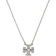 Tory Burch Kira Pave Pendant And Stud Earring Set - Silver/Transparent