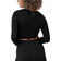 ICANIWILL Women's Define Seamless LS Crop Top - Black