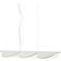 Flos Almendra Linear S3 Off White Lampada a Sospensione 128.6cm