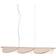 Flos Almendra Linear S3 Nude Lampada a Sospensione 128.6cm