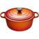 Le Creuset Flame Signature Cast Iron Round med lock 3.3 L 22 cm