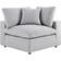 modway 6 - Piece Upholstered Sectional Light Gray Sofa 120" 6 6 Seater