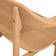 Norr11 Buffalo Natural Oak Chaise de Cuisine 75cm