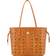 MCM Liz Small Reversible Visetos Shopper - Cognac