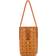 MCM Liz Small Reversible Visetos Shopper - Cognac