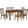 Monarch Specialties Transitional Walnut Dining Table 35.5x59"