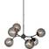 Halo Design Atom Smoke/Black Pendant Lamp ∅ 57cm