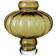 Louise Roe Balloon 02 Olive Vase 20cm