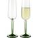 Kähler Hammershøi Green Flûte à Champagne 24cl 2pcs