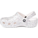 Crocs Toddler Classic Starry Glitter Clog - White/Silver