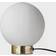 DYBERG LARSEN Barcelona Opal White/Brass Bordlampe 22.5cm