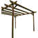 Arbor Pergola Kit 2x4 m