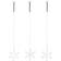 Lights4fun Snowflake White Christmas Lamp ∅ 17cm 3pcs