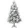 vidaXL Snow+Lights and Pine Cones Green/White Christmas Tree 195cm