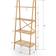 Costway 4-Tier Natural Book Shelf 58"