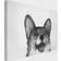 Klebefieber Dog Corgi White/Black Bild 40x60cm