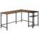 Homcom L-shape Workstation Writing Desk 120x150cm