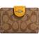 Coach Corner Zip Medium Wallet - QB/Khaki/Ochre