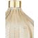 Very Herringbone Large Champagne Brass Pendant Lamp 23cm
