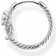 Thomas Sabo Single Hoop Rope with Knot Earring - Silver/Transparent