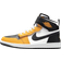 Nike Air Jordan 1 Hi FlyEase M - White/Yellow Ochre/Black