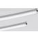 Lindby Yael Modern Chrome/White/Silver Ceiling Flush Light 67cm