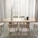 Homary Butterfly Leaf Whitewash Dining Table 70x200cm