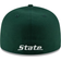 New Era Green Michigan State Spartans Primary Team Logo Basic 59FIFTY Fitted Hat Men's