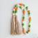 Carrot Colors Red Valentine Wooden Beads 10pcs