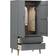 vidaXL Molde Grey Garderob 90x175cm