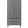 vidaXL Molde Grey Garderob 90x175cm