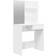vidaXL 802804 White Sminkbord 40x74.5cm