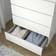 Ikea Malm White Chest of Drawer 80x123cm