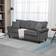 Homcom Loveseat Grey Sofa 196cm 2 Seater