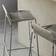 Thorup Copenhagen Noel Stainless Steel/Gray Bar Stool 87cm