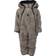 Lindberg Baby Muddus Pile Windfleece Overall - Greige