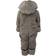 Lindberg Baby Muddus Pile Windfleece Overall - Greige