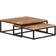 vidaXL Insert Brown Coffee Table 27.6x26.8" 2