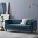 GRS Thom Velvet Blue Sofa 75cm 3 Seater